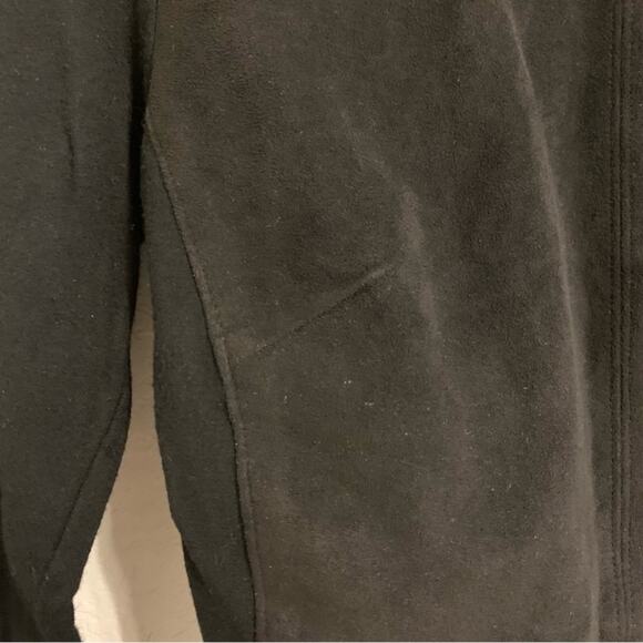 Club Monaco Black Faux Suede Long Sleeve Crop Top - Picture 10 of 12